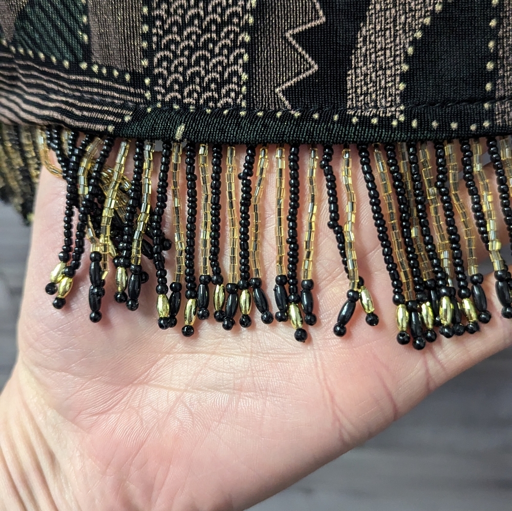 Vintage Joseph Ribkoff Crop Beaded Top - Size 14 - Picture 6 of 11